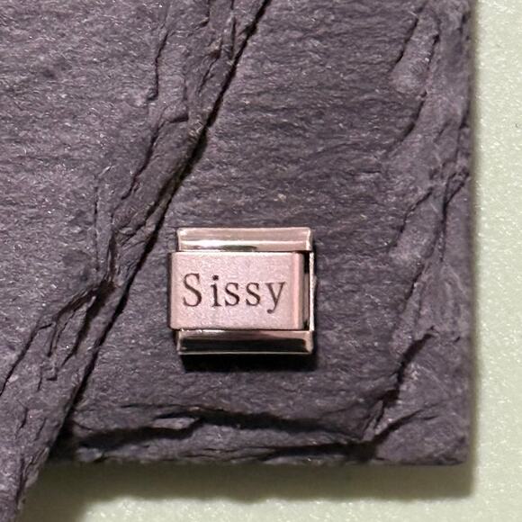 Sissy Italian Charm Bracelet Link - Picture 1 of 1